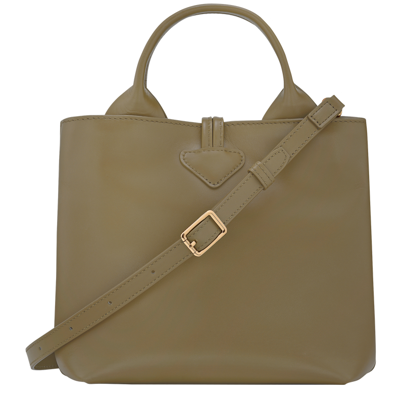 Le Roseau S Handbag , Olive - Leather  - View 4 of  7