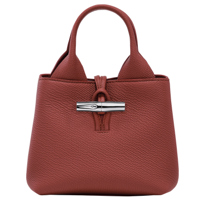 Le Roseau XS Handbag , Chestnut - Leather