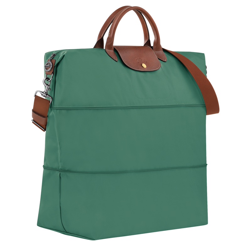 Le Pliage Original Travel bag expandable , Sage - Recycled canvas  - View 3 of  7