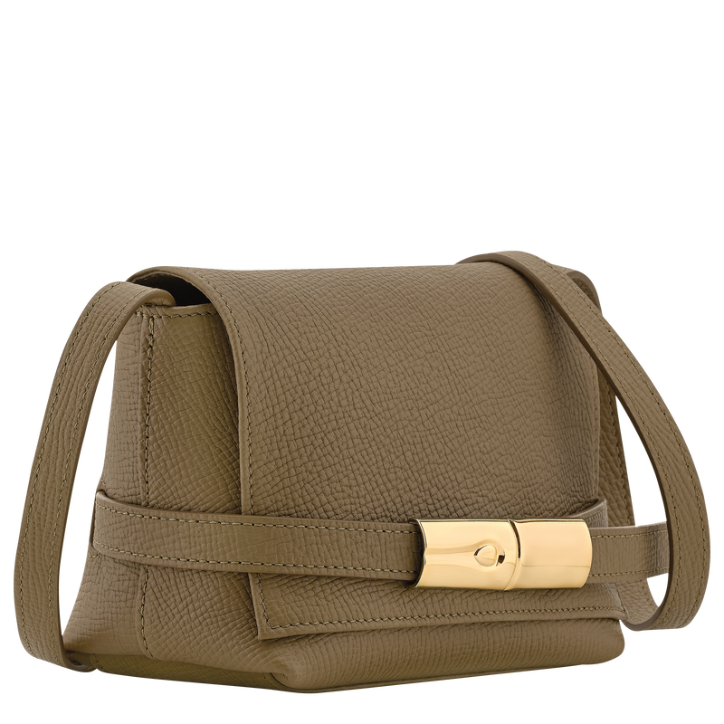 Le Smart S Crossbody bag , Olive - Leather  - View 2 of  5