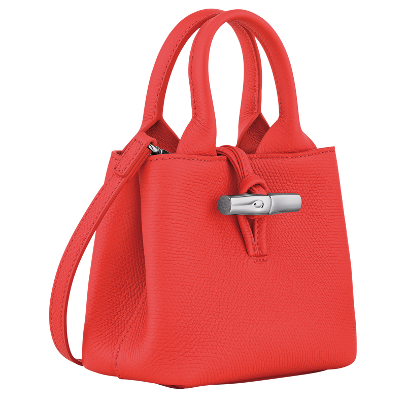 Le Roseau XS Handbag , Vermilion - Leather  - View 3 of  7