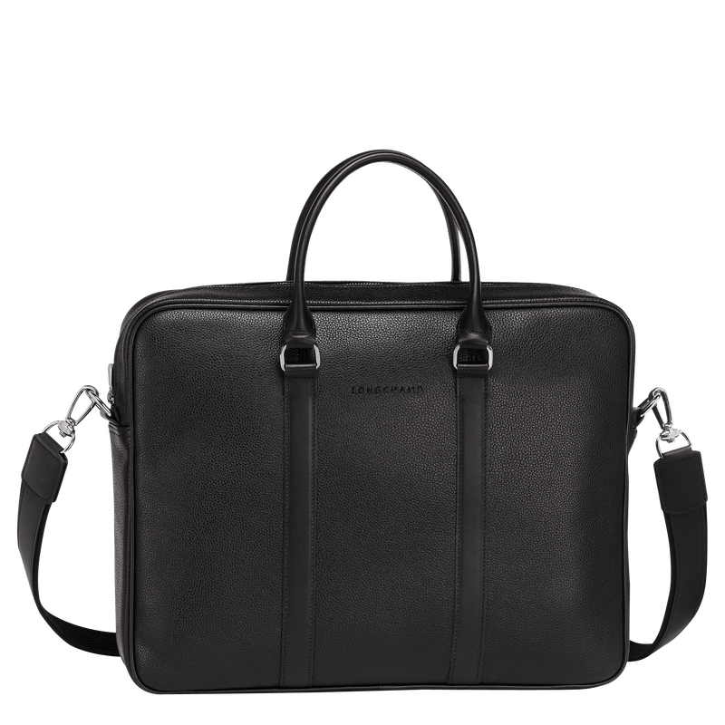 Le Foulonn&eacute; S Briefcase , Black - Leather  - View 1 of  5
