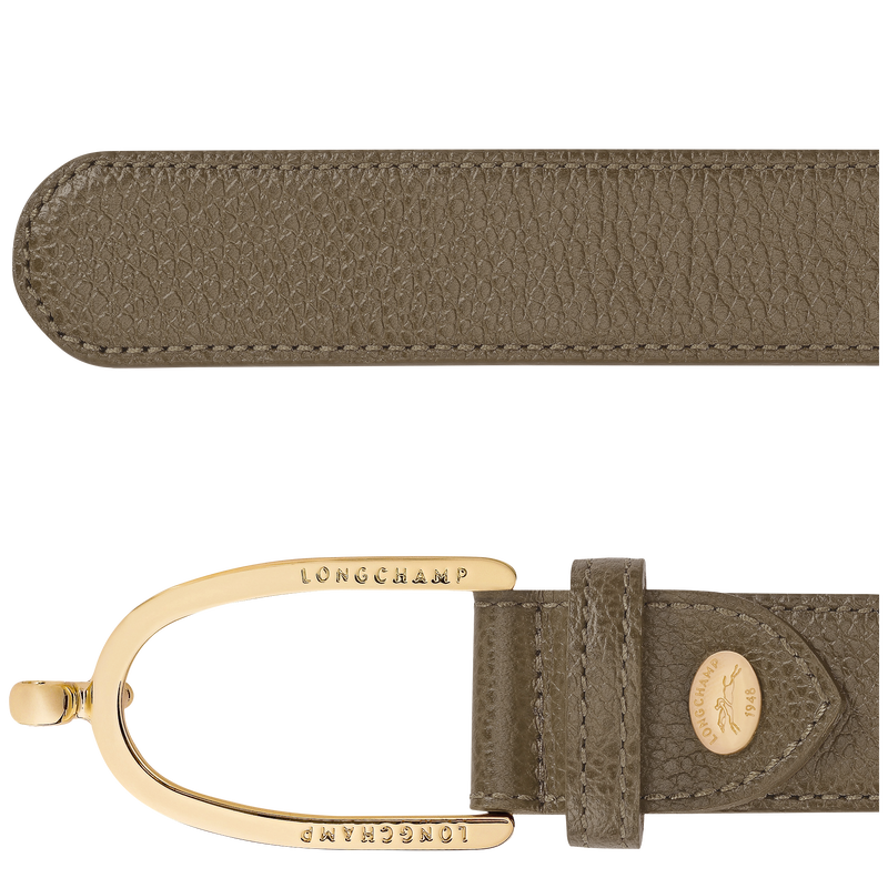 Le Foulonn&eacute; Ladies' belt , Caper - Leather  - View 3 of  3