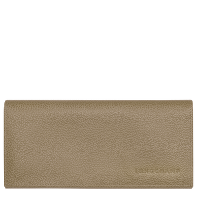 Le Foulonn&eacute; Long continental wallet , Lichen - Leather