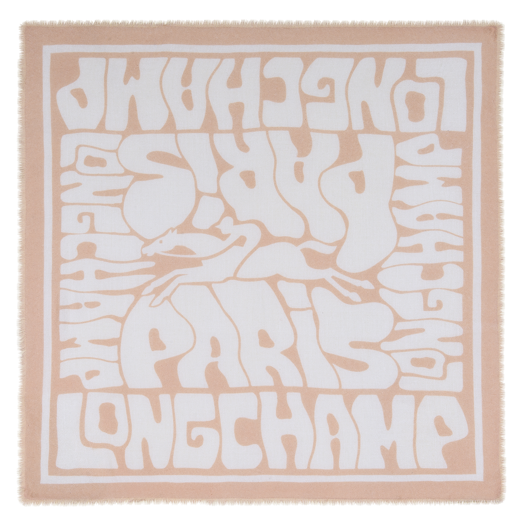 Wavy Summer Stole, Petal Pink