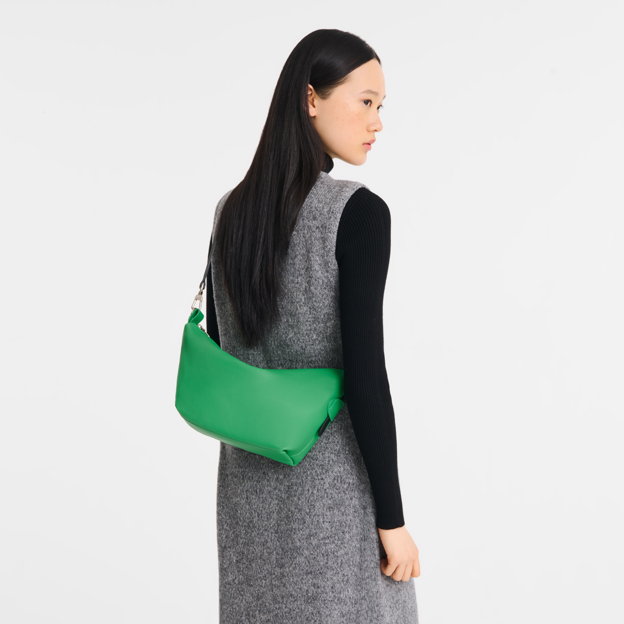 Crossbody bag S, Green - View 2 of
5 - zoom in Le Slouchy Crossbody bag S, Green