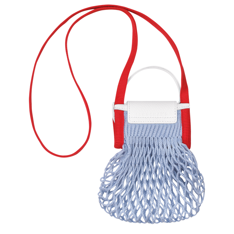 Le Pliage Filet XS Mesh bag , Sky Blue - Canvas  - View 4 of  4