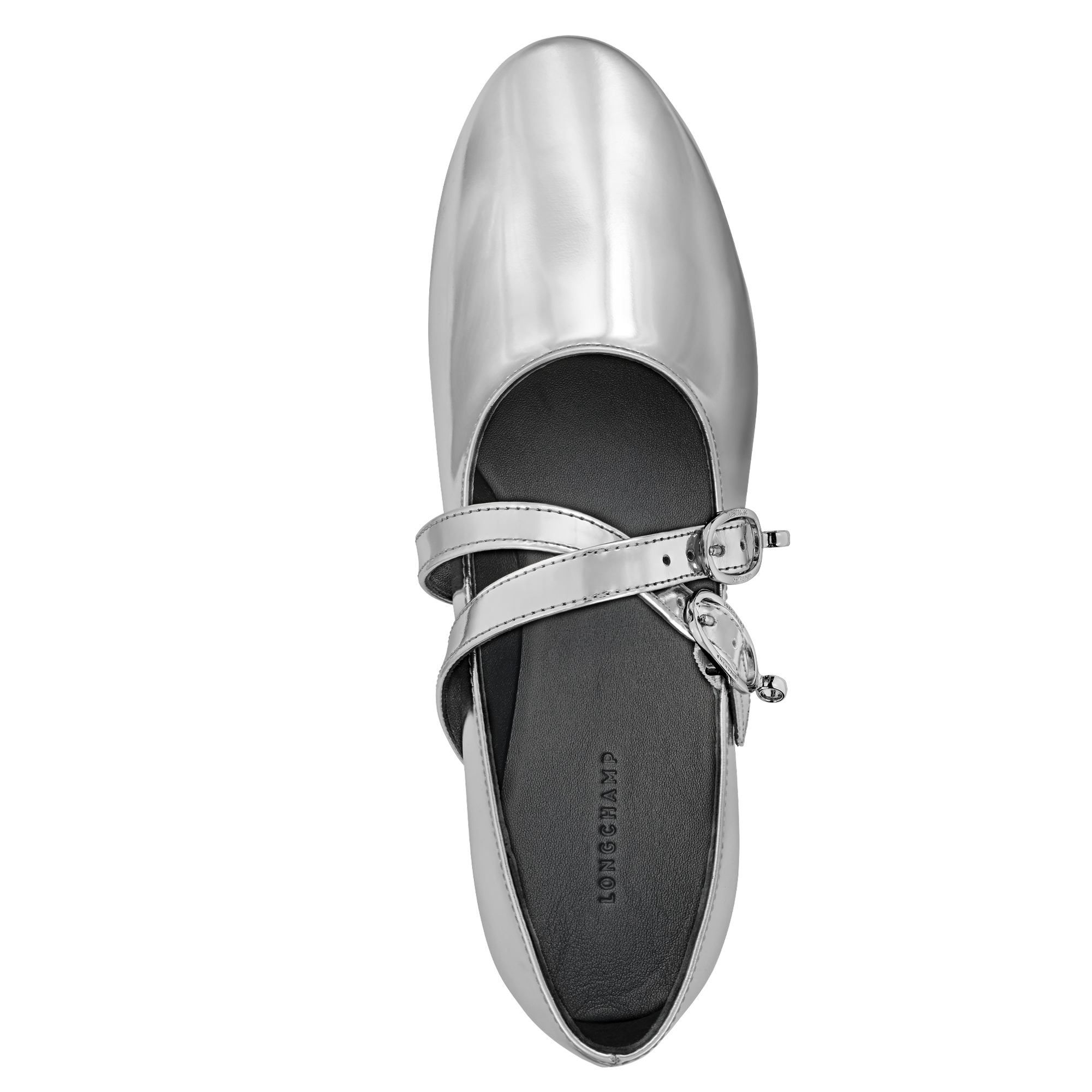 Le Foulonn&eacute; Ballerinas, Silver