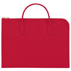 Le Foulonné S Briefcase , Love - Leather