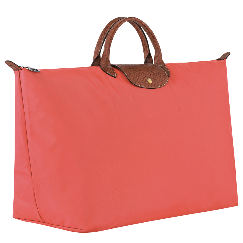 Le Pliage Original XL Travel bag , Strawberry - Recycled canvas  - View 2 of  6