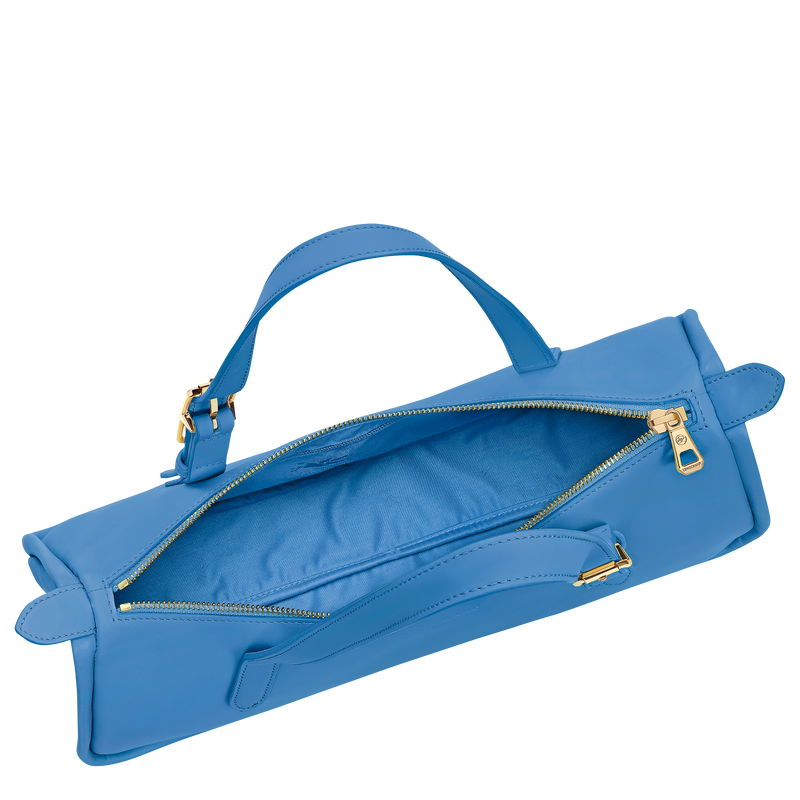 Looong L Shoulder bag , Azure - Leather  - View 4 of  5