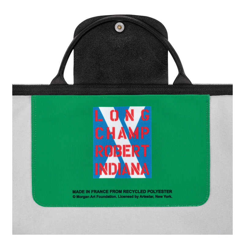 Longchamp x Robert Indiana Travel bag , Red - Canvas  - View 5 of  6
