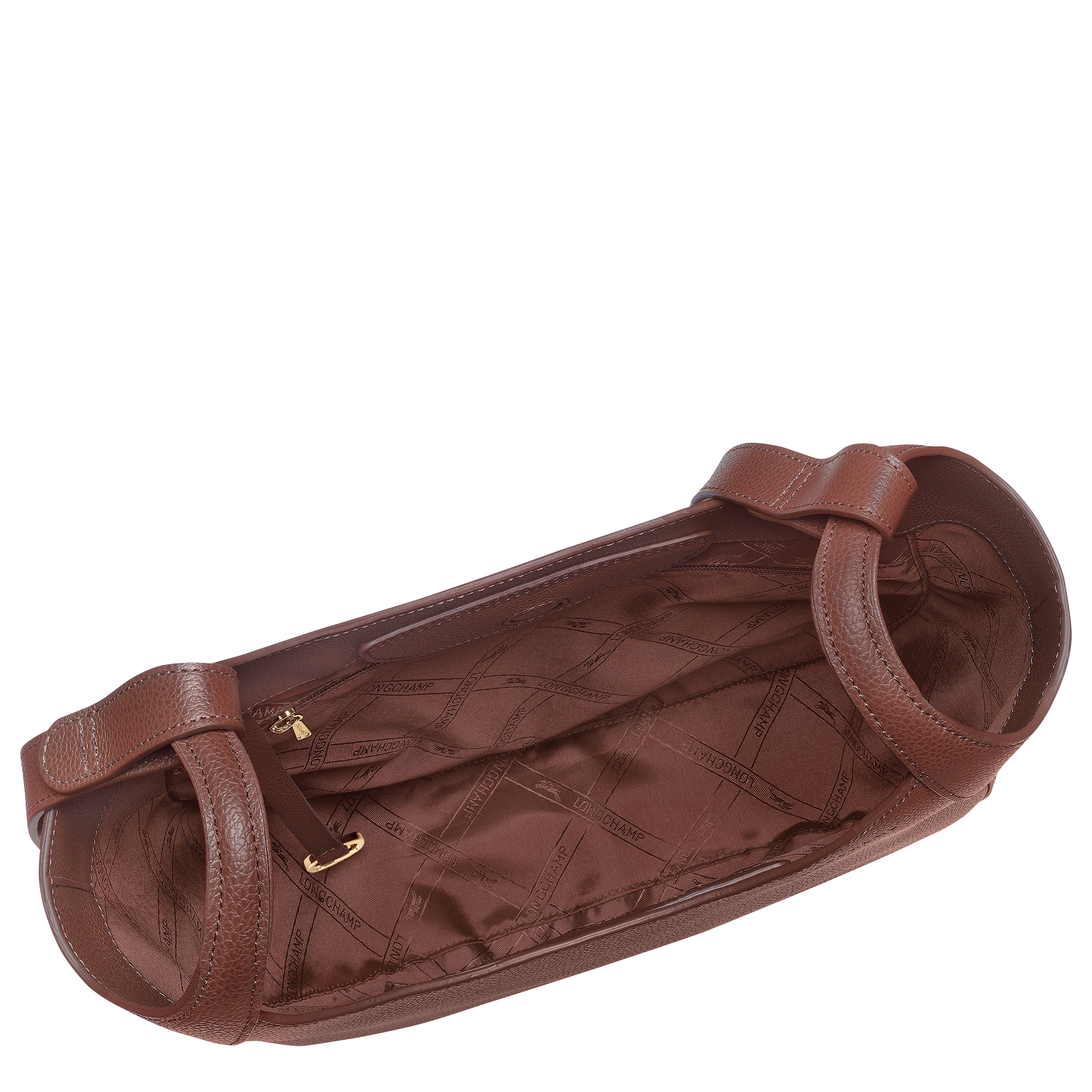 Le Foulonn&eacute; Hobo bag L, Coffee