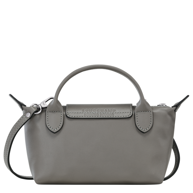 Le Pliage Xtra XS Pouch , Turtledove - Leather  - View 4 of  6
