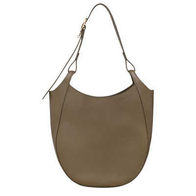 Le Foulonné L Hobo bag , Caper - Leather