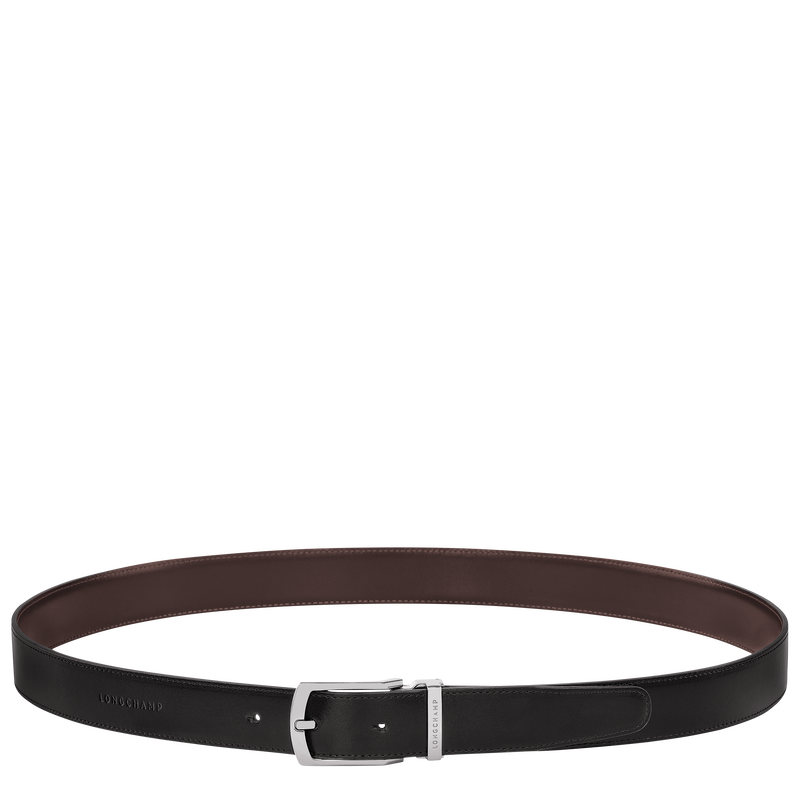 Delta Box Men's belt , Black/Mocha - Leather  - View 1 of  5 Delta Box Men's belt , Black/Mocha - Leather  - View 1 of  5