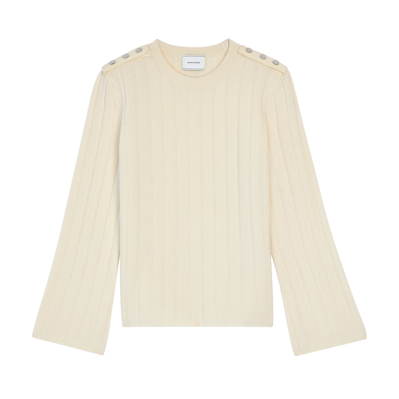 Sweater , Ecru - Knit  - View 1 of  5
