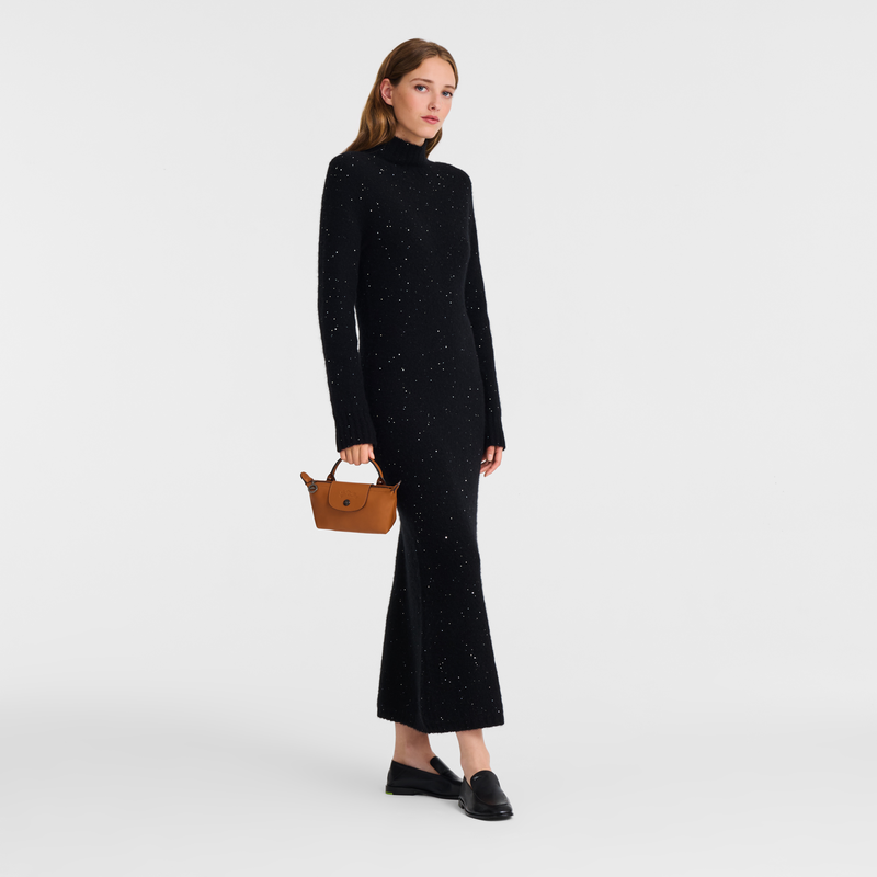 Le Pliage Xtra XS Pouch , Cashew - Leather  - View 2 of  6