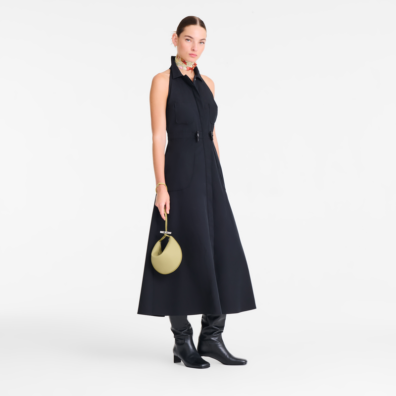 Le Roseau Clutch , Pistachio - Leather  - View 6 of  6