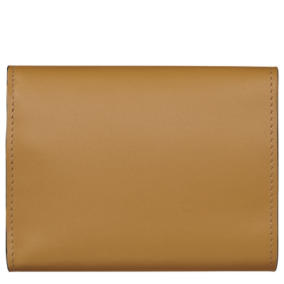 Épure Compact wallet , Nutmeg - Leather