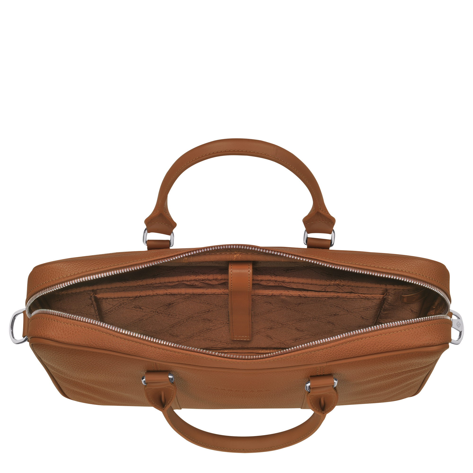 Briefcase XS, Caramel - View 5 of 
        5 - zoom in Le Foulonné Briefcase XS, Caramel