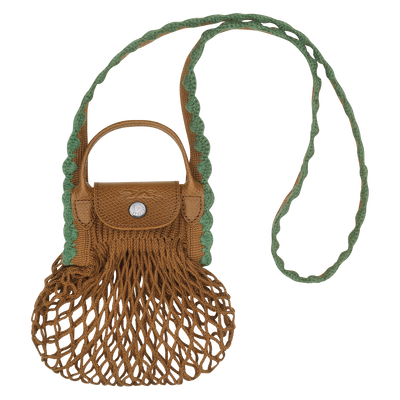 Le Pliage Collection XS Mesh bag , Tobacco - Canvas