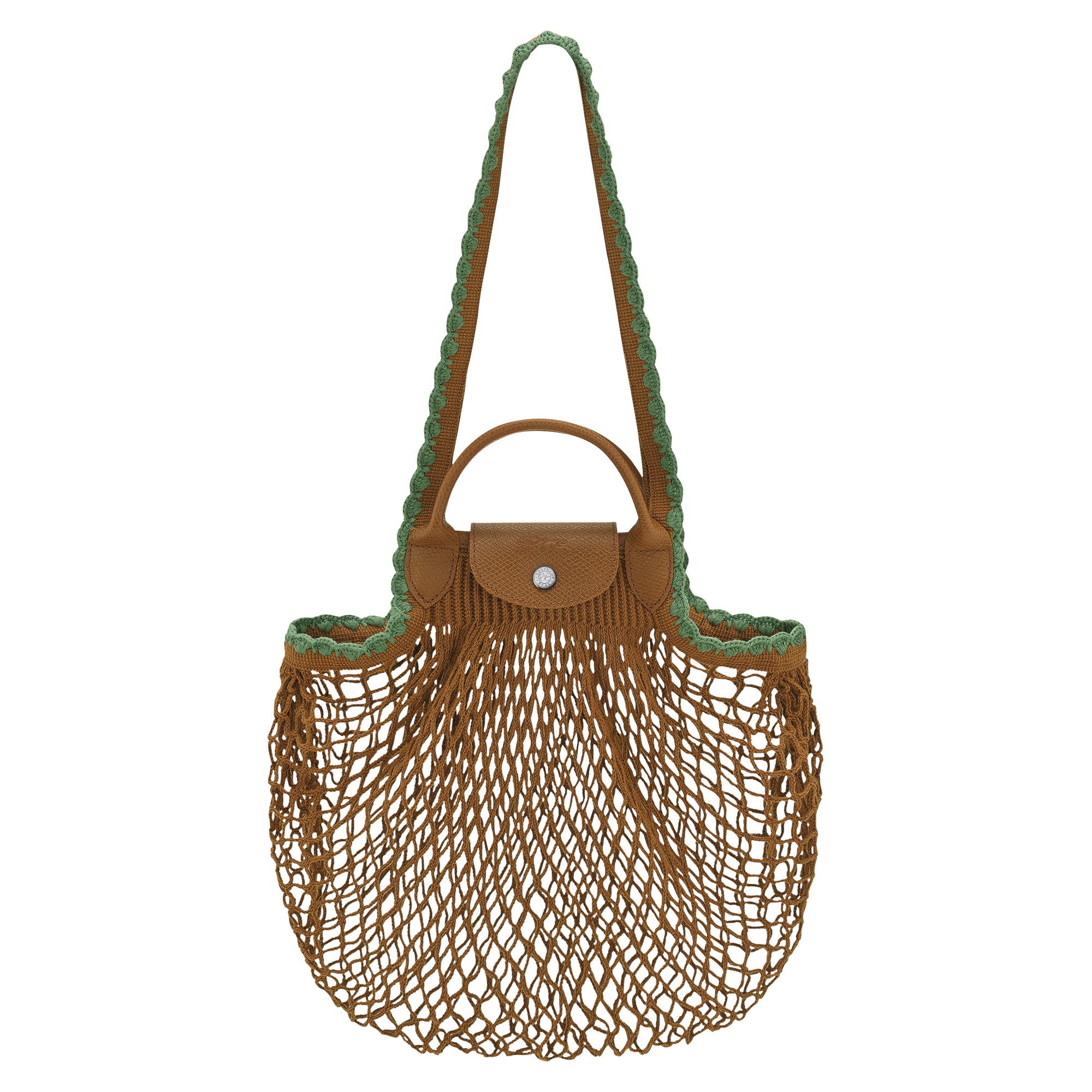 Mesh bag L, Tobacco - View 1 of
4 - zoom in Le Pliage Collection Mesh bag L, Tobacco