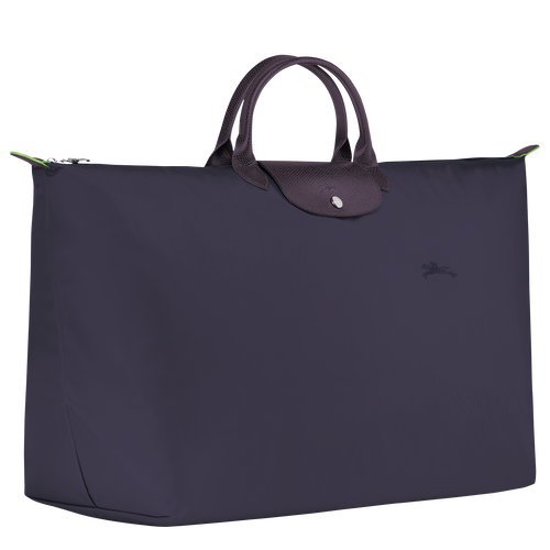 Le Pliage Green M Travel bag , Bilberry - Recycled canvas - View 3 of  6