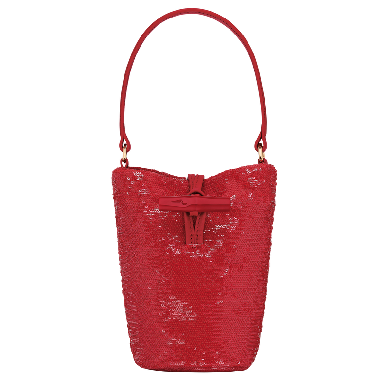 Le Roseau Handbag , Red - Canvas  - View 1 of  4