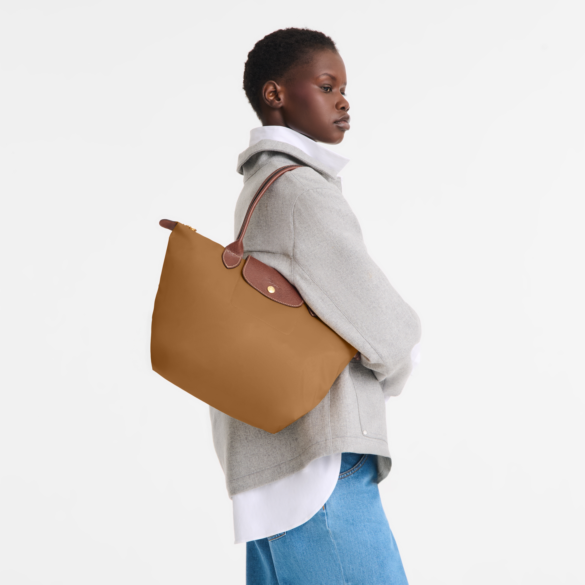 Le Pliage Original Tote bag M, Fawn
