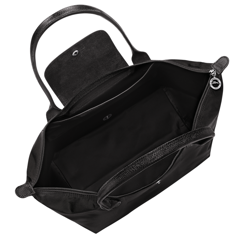 Le Pliage One L Tote bag , Black - Recycled canvas  - View 5 of  8