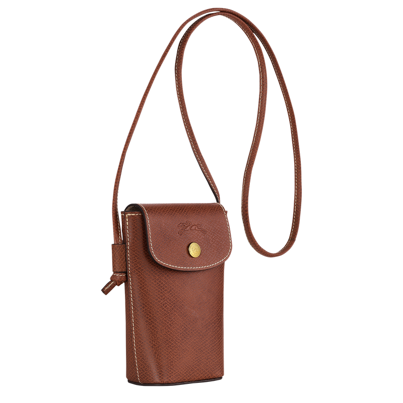 &Eacute;pure Phone case with lace , Brown - Leather  - View 3 of  4