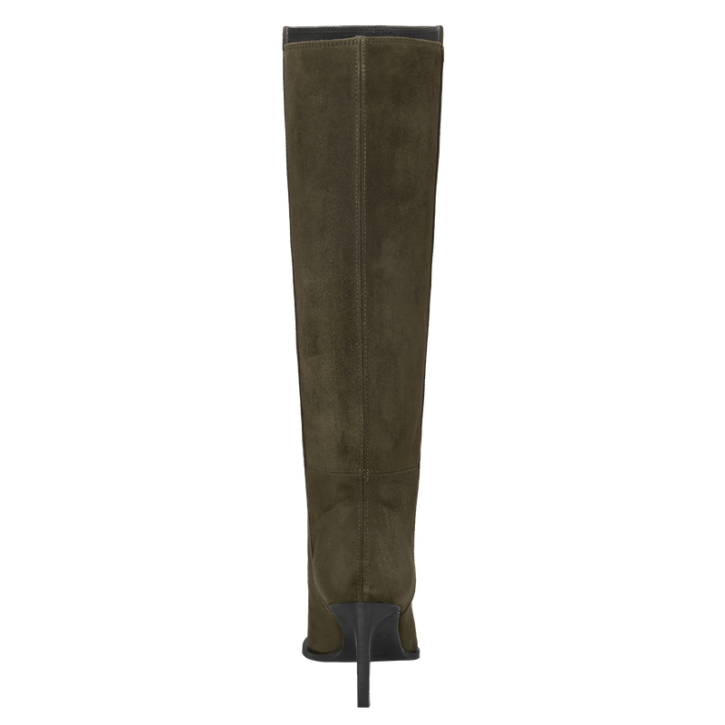 Elan Heel boots , Olive - Leather  - View 3 of  3