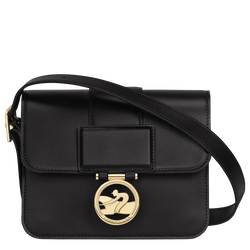 Box-Trot S Crossbody bag , Black - Leather