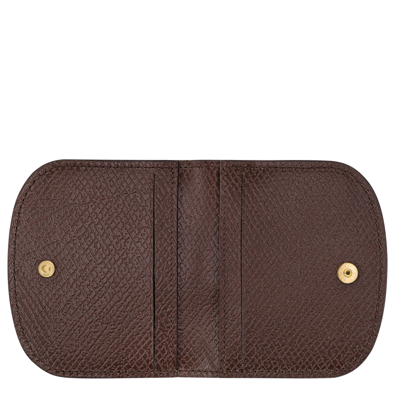 Epure Card holder Mocha - Leather | Longchamp TH
