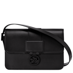 Box-Trot M Crossbody bag , Black - Leather