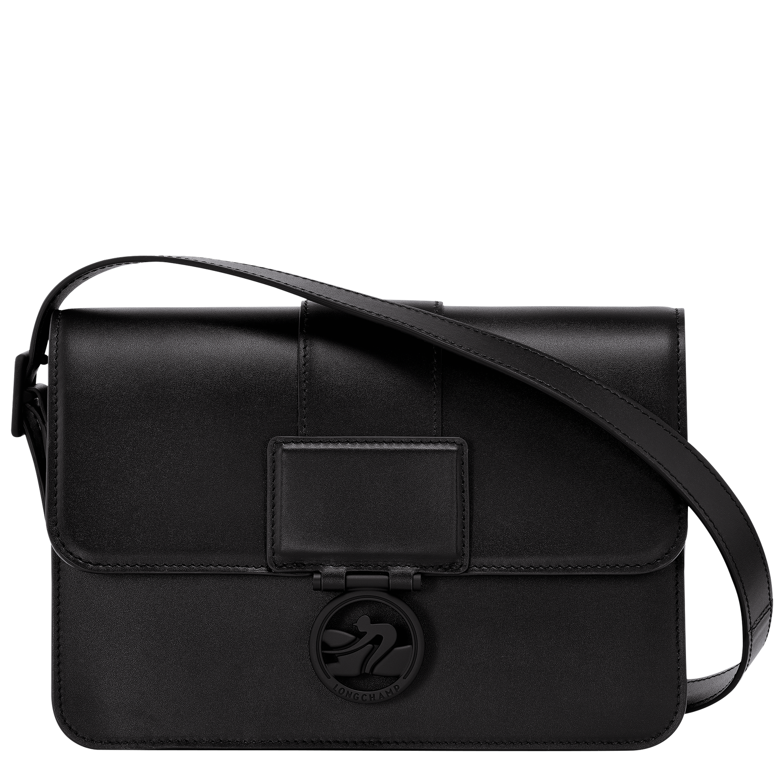 Black box top crossbody bag