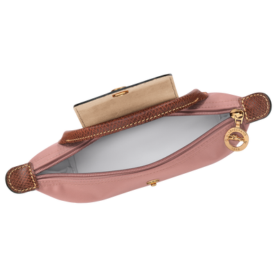 Le Pliage Original Pouch with handle, Pink Tea