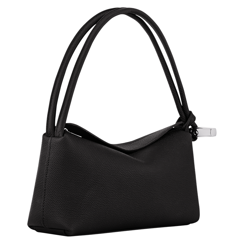 Le Roseau M Shoulder bag , Black - Leather  - View 3 of  6