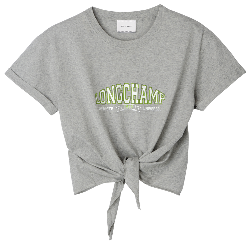 tied graphic t shirt