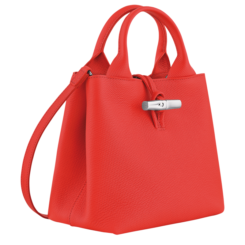 Le Roseau S Handbag , Vermilion - Leather  - View 3 of  7