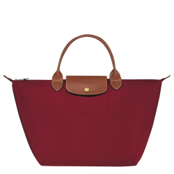 Le Pliage Original M Handbag , Red - Recycled canvas