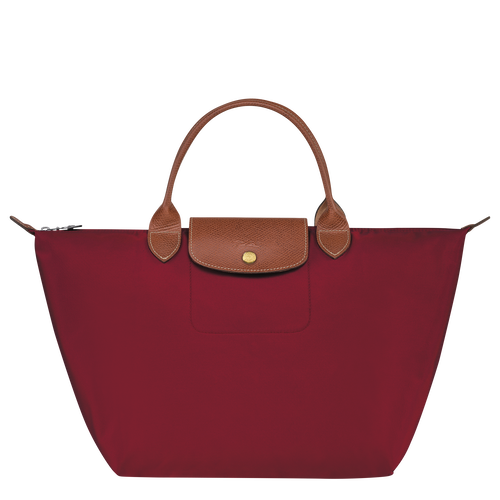 Le Pliage Original M Handbag , Red - Recycled canvas - View 1 of  5
