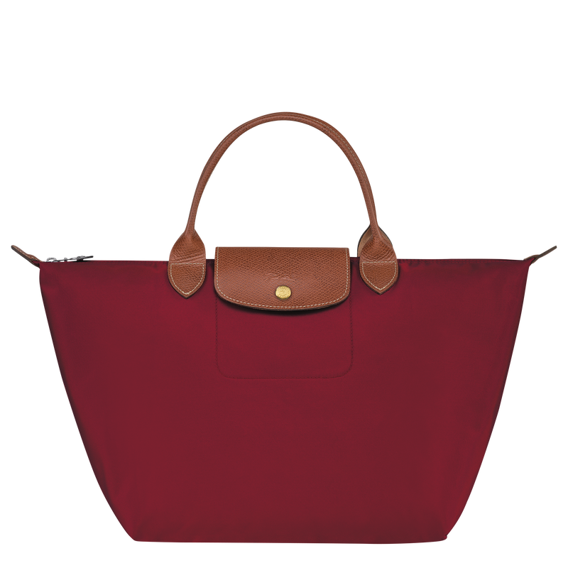 Le Pliage Original M Handbag , Red - Recycled canvas  - View 1 of  5