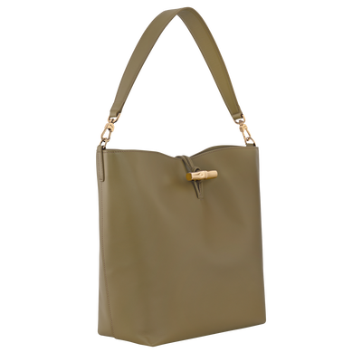 Le Roseau Hobo bag M, Olive