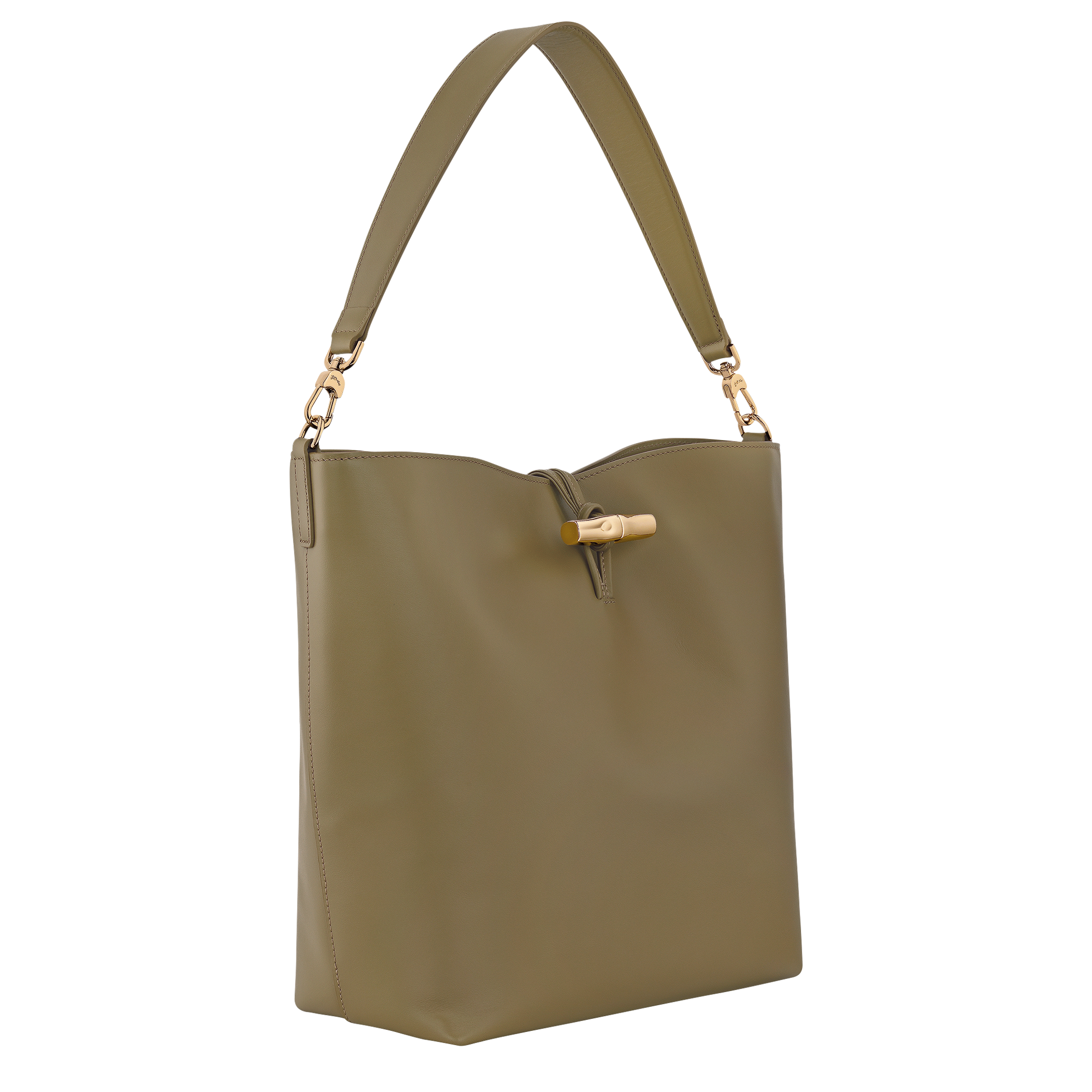 Hobo bag M, Olive - View 3 of
5 - zoom in Le Roseau Hobo bag M, Olive
