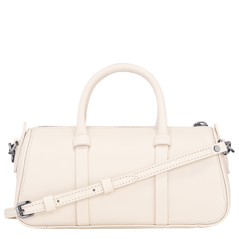 Daylong S Handbag , Ecru - Leather  - View 4 of  6