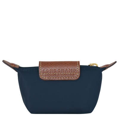 Le Pliage Original Coin purse , Navy - Recycled canvas