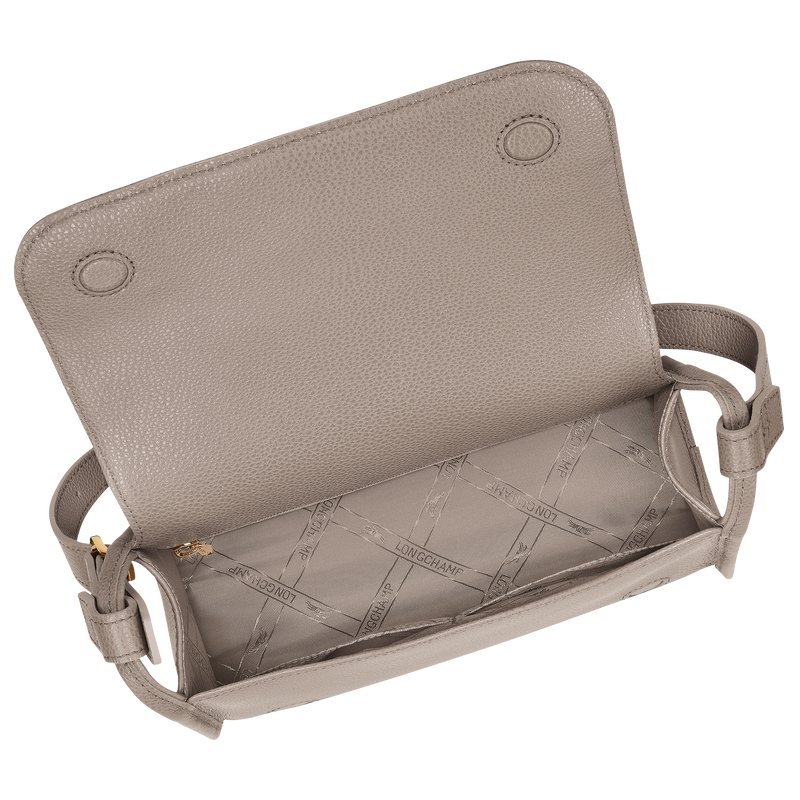 Le Foulonné M Crossbody bag , Turtledove - Leather  - View 4 of  5