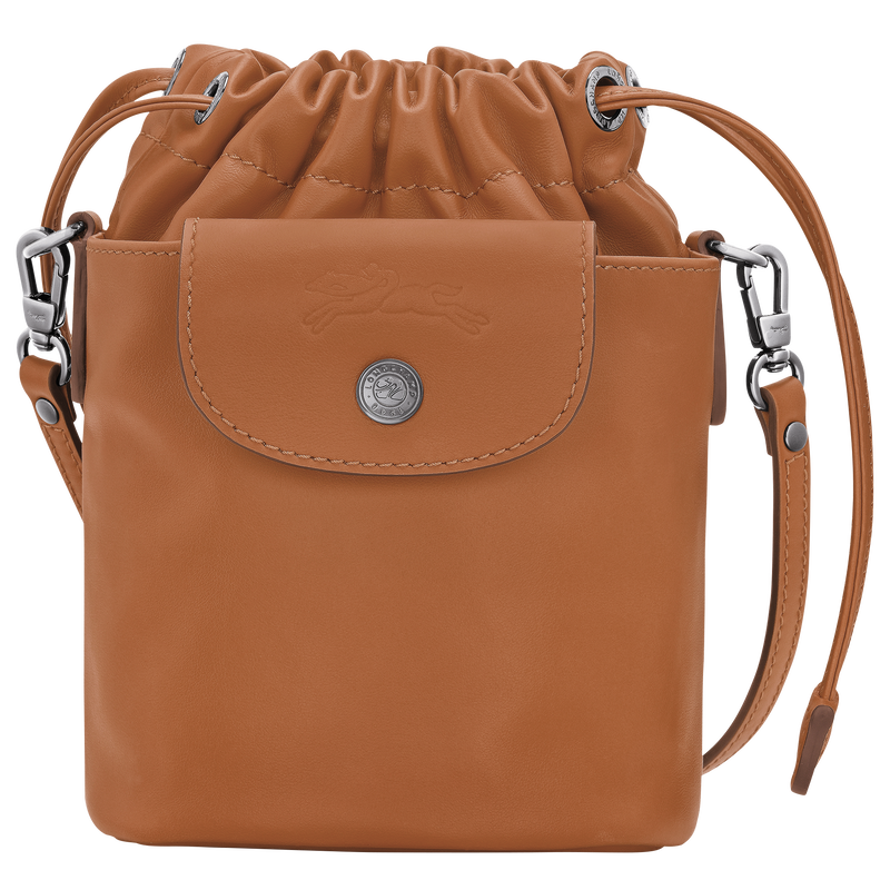 Le Pliage Xtra XS Bucket bag , Cashew - Leather  - View 1 of  6